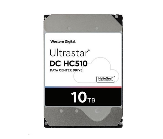Western Digital Ultrastar® HDD 10TB (HUH721010ALN601) DC HC510 3.5in 26.1MM 256MB 7200RPM SATA 4KN SED