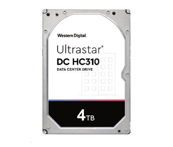 Western Digital Ultrastar® HDD 4TB (HUS726T4TALE6L4) DC HC310 3.5in 26.1MM 256MB 7200RPM SATA 512E SE (GOLD )