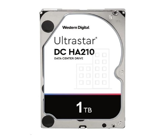 Western Digital Ultrastar® HDD 1TB (HUS722T1TALA604) DC HA210 3.5in 26.1MM 128MB 7200RPM SATA 512N SE (GOLD WD1005FBYZ)