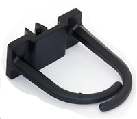 TRITON Plastový hák na vedenie káblov malý, 35x30 mm, sivý