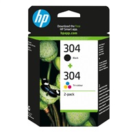 HP 304 Ink Cartridge Combo 2-Pack (120 / 100 pages)