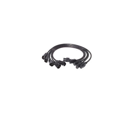 Súprava napájacích káblov APC, 10A, 100-230V, 2', (5) C13 na C14