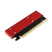 AXAGON PCEM2-S, PCIe x16 - M.2 NVMe M-key slot adaptér, kovový kryt pre pasívne chladenie
