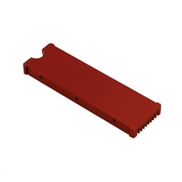 AXAGON CLR-M2, hliníkový pasívny chladič pre jedno aj obojstranný M.2 SSD disk, výška 12 mm