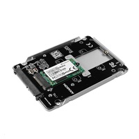 AXAGON RSS-M2SD, SATA - M.2 SATA SSD, interné 2.5" box ALU, strieborný