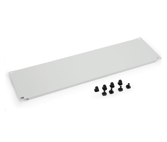 TRITON 19", 1U, plastový zámok, sivý