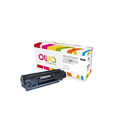 OWA Armor toner pre HP Laserjet Pro M201, M225 JUMBO, 3000 strán, CF283X, čierna/čierna