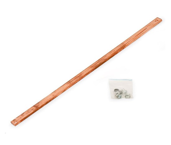 TRITON Uzemňovacia lišta 27U (1200mm), meď 5x20mm