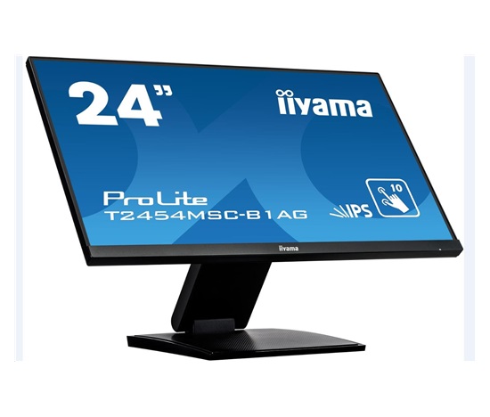 Dotykový monitor Iiyama ProLite T2454MSC-B1AG, 60 cm (23,6''), CAP 10-touch, Full HD, čierny