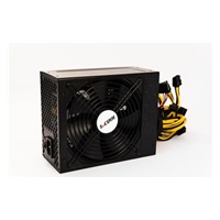 napájací zdroj 1stCOOL ATX 1600W MINER 1600, APFC, 90+, bez napájacieho kábla