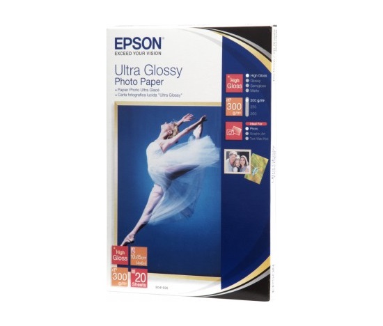 Papier EPSON Ultra Glossy Photo 10x15 (20 listov), 300 g/m2