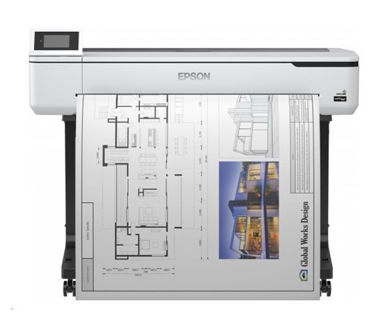 Atrament do tlačiarne EPSON SureColor SC-T5100, 4 farby, A0, 2400x1200 dpi, USB , LAN , WIFI, Ethernet