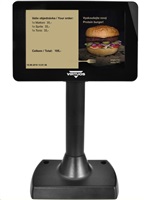 Virtuos 7" LCD farebný zákaznícky displej Virtuos SD700F, USB, čierny