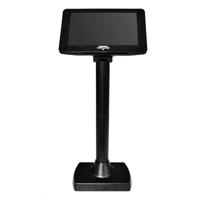 Virtuos 7" LCD farebný zákaznícky displej Virtuos SD700F, USB, čierny