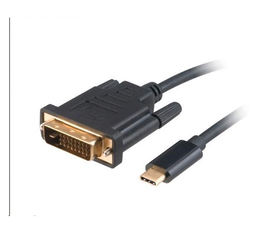 Adaptér AKASA USB Type-C na DVI, kábel, 1.8m