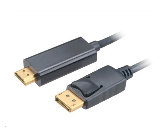 Aktívny kábel AKASA 4K DisplayPort na HDMI, adaptér, 1.8m