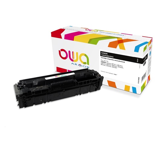 OWA Armor toner pre CANON LBP 611Cn, 613Cdw, 631Cn, 633Cdw, MFP635Cx, 1400 ks., čierna/čierna (CRG045BK)