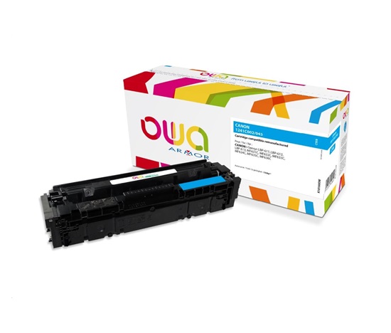 OWA Armor toner pre CANON LBP 611Cn, 613Cdw, 631Cn, 633Cdw, MFP635Cx, 1300 ks., modrá/kyanová (CRG045C)