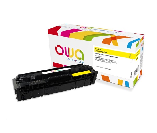 OWA Armor toner pre CANON LBP 611Cn, 613Cdw, 631Cn, 633Cdw, MFP635Cx, 1300 ks., žltá/žltá (CRG045Y)