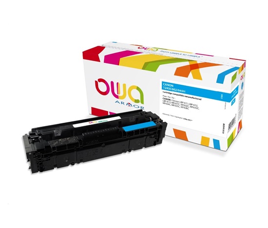 OWA Armor toner pre CANON LBP 611Cn, 613Cdw, 631Cn, 633Cdw, MFP635Cx, 2200 ks., modrá/kyanová (CRG045H C)