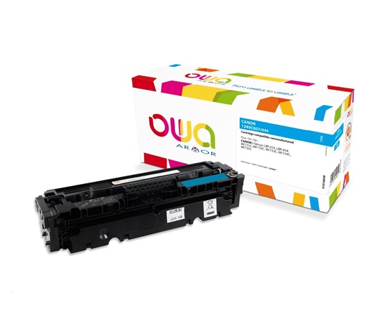 OWA Armor toner pre CANON LBP 653Cdw, 654Cx, MFP735Cx, 2300 str., modrá/kyanová (CRG046C)
