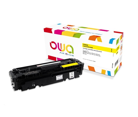 OWA Armor toner pre CANON LBP 653Cdw, 654Cx, MFP735Cx, 2300 str., žltá/žltá (CRG046Y)
