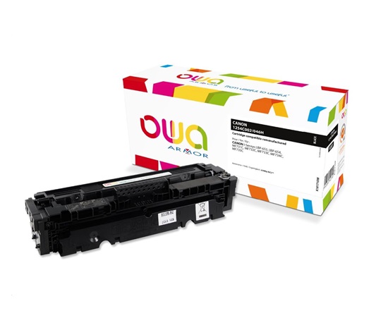 OWA Armor toner pre CANON LBP 653Cdw, 654Cx, MFP735Cx, 6300 ks., čierna/čierna (CRG046H BK)