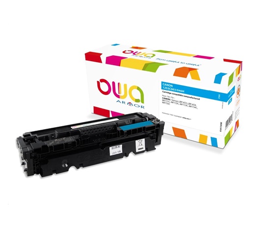 OWA Armor toner pre CANON LBP 653Cdw, 654Cx, MFP735Cx, 5000 ks., modrá/kyanová (CRG046H C)