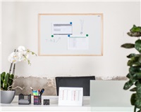 Magnetická tabuľa AVELI 40x60, drevený rám