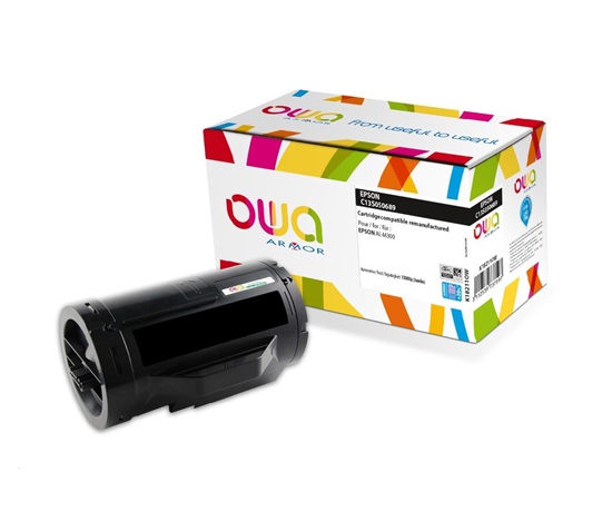 OWA Armor toner pre EPSON AL M300, 15000 strán, C13S050691 JUMBO, čierna/čierna
