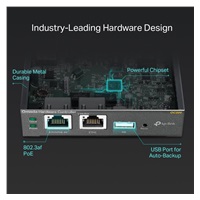 TP-Link OC200 Omada Hardware Controller (2x100Mb/s,1xPoE-in,1xUSB2.0,1xmicroUSB)
