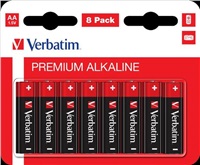 VERBATIM Alkalické baterie AA, 8 PACK , LR6