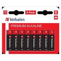 VERBATIM Alkalické baterie AA,  8 PACK , LR6
