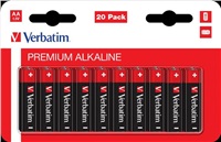 VERBATIM Alkalická Baterie AA 20 Pack / LR6