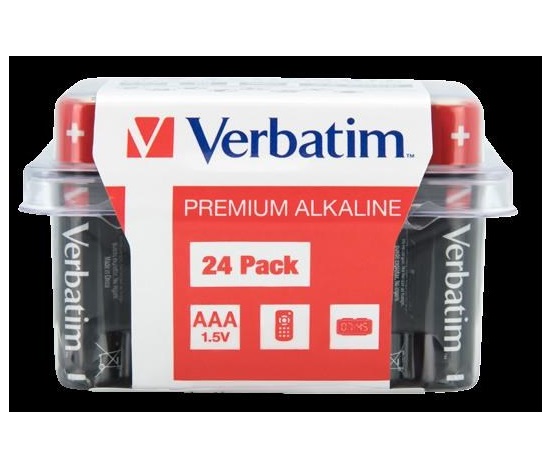 VERBATIM  Alkalická Baterie AAA 24 Pack / LR03