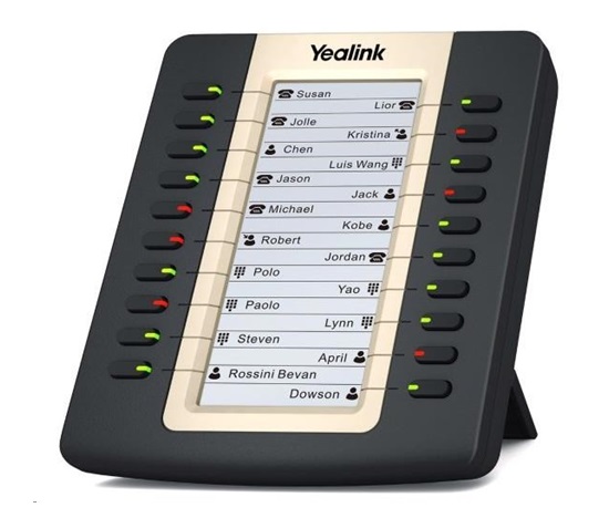 Rozširujúci modul Yealink EXP20, LCD, 20 tl., pre T27G/T27P/T29G