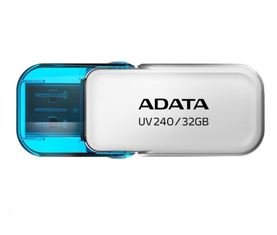 ADATA Flash disk 32GB UV240, USB 2.0 Dash Drive, biela