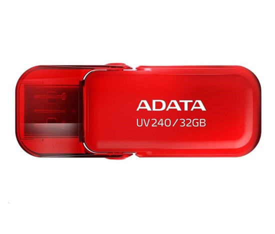 ADATA Flash disk 32GB UV240, USB 2.0 Dash Drive, červená