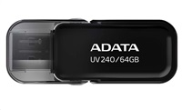 ADATA Flash Disk 64GB UV240, USB 2.0 Dash Drive, čierna