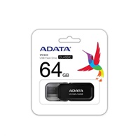 ADATA Flash Disk 64GB UV240, USB 2.0 Dash Drive, čierna