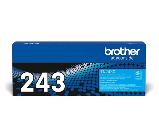Toner BROTHER TN-243C - PRO HLL3210 HLL3270 DCPL3510 DCPL3550 MFCL3730 MFCL3770 - cca