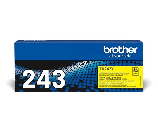 Toner BROTHER TN-243Y - PRO HLL3210 HLL3270 DCPL3510 DCPL3550 MFCL3730 MFCL3770 - cca