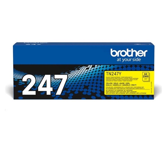 Toner BROTHER TN-247Y - PRO HLL3210 HLL3270 DCPL3510 DCPL3550 MFCL3730 MFCL3770 - cca