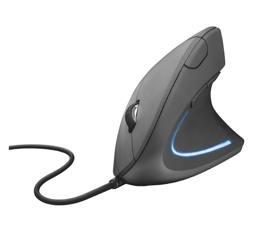 TRUST Verto ergonomická myš USB, čierna