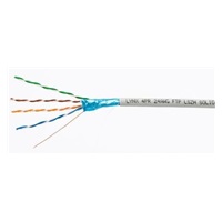 Kábel FTP LYNX, Cat5E, drôt, LS0H, DCa, sivý, 305 m