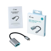 iTec USB-C kovový adaptér Display port 60Hz