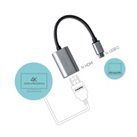 iTec USB-C kovový adaptér HDMI 60Hz