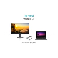 iTec USB-C kovový adaptér HDMI 60Hz