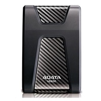 Externý pevný disk ADATA 1TB 2,5" USB 3.1 DashDrive Durable HD650, čierny (gumový, odolný voči nárazom)