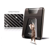 Externý pevný disk ADATA 1TB 2,5" USB 3.1 DashDrive Durable HD650, čierny (gumový, odolný voči nárazom)